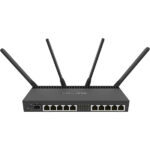 MikroTik RB4011iGS+5HacQ2HnD-IN Dual Band WiFi Router | 10x Gigabit + 10G SFP+ | Quad Core 1.4GHz | AC2000