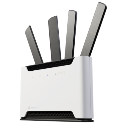 MikroTik Chateau 5G ax (S53UG+M-5HaxD2HaxD-TC&RG502Q-EA) WiFi 6- 5G LTE Router, AX5400 Dual-Band, Gigabit Ethernet