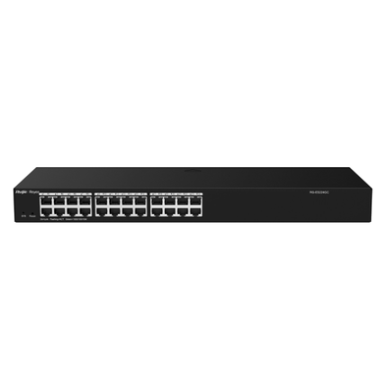 Ruijie | Reyee RG-ES224GC [24-Port] Gigabit Smart Cloud Managed Non-PoE Network Switch | Metal Rackmount Case