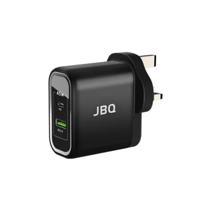 JBQ PD Dual Port Fast Charger HC-745 – 45W (PD+QC)