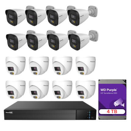 Panasonic 16 Channel CCTV Security Surveillance NVR Kit (Bundle #4)