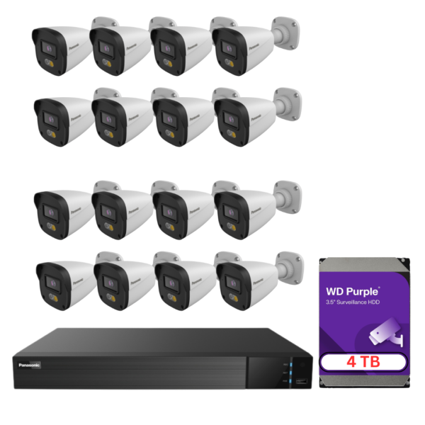 Panasonic 16 Channel CCTV Security Surveillance NVR Kit (Bundle #5)