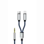 JBQ 2-in-1 Digital Audio Cable – 3.5mm to Lightning/Type-C (1.2m) AX-21