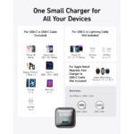 Anker MagGo Wireless Charging Station (3-in-1, Foldable Pad) and Anker Nano Charger (20W) Black | [B25M8P11] - Image 10