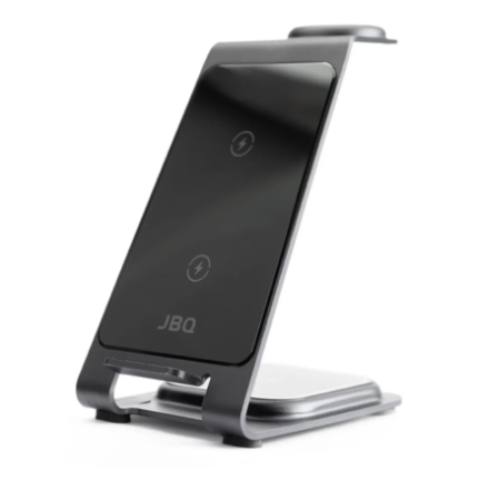 JBQ 3-in-1 Wireless Charging Station – Multi-Device Charger for Phone, Earbuds, and Watch [WIC-01]