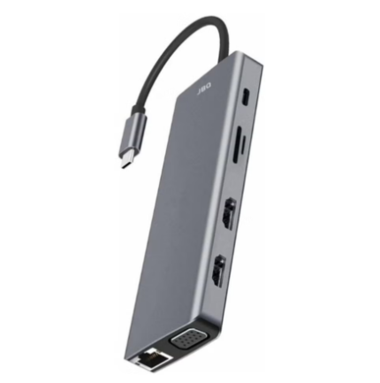 JBQ 12-in-1 USB-C Hub Expansion Adapter, All-in-One Docking Station for Laptops & Tablets [HD-1201]