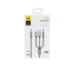 JBQ 3-in-1 Digital Audio Cable | Lightning, Type-C, and 3.5mm Jack | 1.2M Braided Nylon Design AX-31 - Image 3