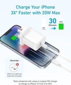 Anker Charger 20W with USB-C Cable - Image 3
