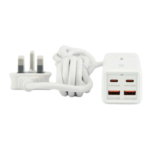 JBQ 65W Desktop Power Strip with 2 USB-C & 2 USB-A Ports [SC-1418] - Image 3