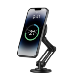 JBQ Triple-Fold Magnetic Mobile Phone Holder For Car With Rotating Base [N488442] - Image 2