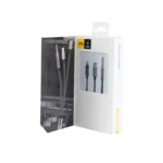 JBQ 3-in-1 Digital Audio Cable | Lightning, Type-C, and 3.5mm Jack | 1.2M Braided Nylon Design AX-31 - Image 4