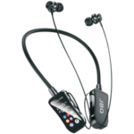 JBQ Professional Singer Grade Wireless Magnetic Neckband Headphones with  Display, Noise Cancelling, Vlog [B418472]