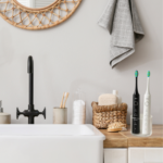 JBQ Sonic Pulse Automatic Rechargeable Electric Toothbrush with 5 Cleaning Modes, Black [L297632] - Image 2