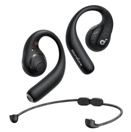 Soundcore by Anker AeroFit Pro Open-Ear Headphones | Ultra Comfort | Secure Fit |  Ergonomic Design |