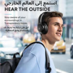 Soundcore by Anker Q20i Hybrid Active Noise Cancelling Wireless Over-Ear Bluetooth Headphones | 44H Long ANC Playtime, Hi-Res Audio, Big Bass - Image 6