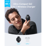 Anker MagGo Wireless Charging Station (3-in-1, Foldable Pad) and Anker Nano Charger (20W) Black | [B25M8P11] - Image 2
