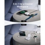 Anker MagGo Wireless Charging Station (3-in-1, Foldable Pad) and Anker Nano Charger (20W) Black | [B25M8P11] - Image 5