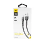 JBQ 3A Aluminum Alloy Data Cable – Charge & Sync CA-730 | IOS - Image 2
