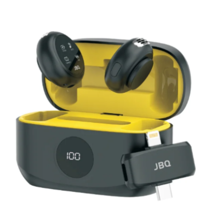 JBQ Sonic Air Professional Wireless Lavalier Microphone For Vlogging [B250352]