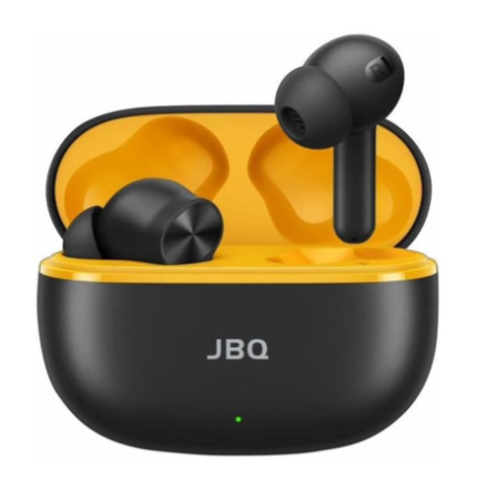 JBQ Audion Stereo Wireless Earbuds Black | Bluetooth 5.0 HD Sound, Deep Bass, Noise Isolation, Touch Control B641342