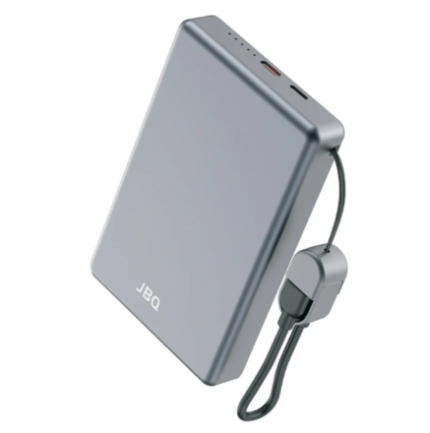 JBQ Travel Pulse 15W Wireless Power Bank 10,000 mAh compact and high-capacity wireless charging, 35W fast charging cable [E101475]