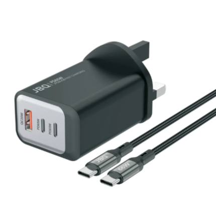 JBQ Turbo Volt Super Fast 65W Dual PD & USB-A With 66W Type C to C Cable [C975144]