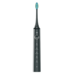 JBQ Sonic Pulse Automatic Rechargeable Electric Toothbrush with 5 Cleaning Modes, Black [L297632]