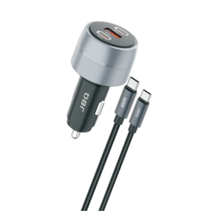 JBQ 33W Dual PD With 1 USB Port Car Charger With 60W Type C to C Cable [C82339A]