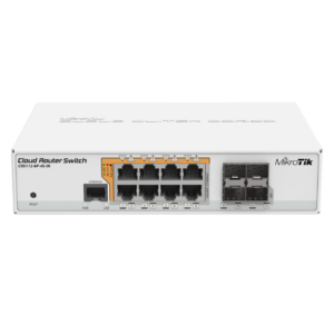 Mikrotik CRS112-8P-4S-IN | 8 Ports Gigabit Ethernet PoE Cloud Router Smart Switch (with PoE out)