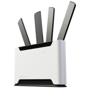 MikroTik Chateau 5G ax (S53UG+M-5HaxD2HaxD-TC&RG502Q-EA) WiFi 6- 5G LTE Router, AX5400 Dual-Band, Gigabit Ethernet