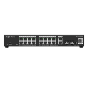 Ruijie | Reyee RG-ES220GS-P 20 Port Gigabit Cloud-Managed Smart PoE Switch, 250W for CCTV offices, retail, and hotels